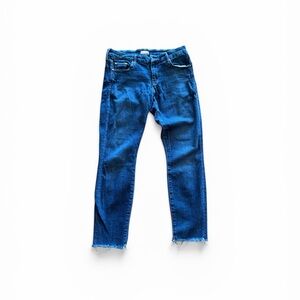 Mother jeans Looker ankle fray